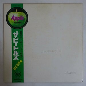 14032447;【Apple丸帯付/2LP/東芝赤盤/ポスター・メンバー写真付/見開き/補充票】The Beatles ザ・ビートルズ / S.T.