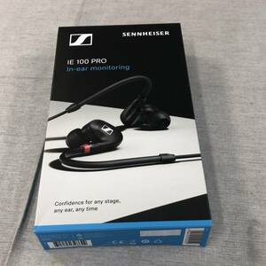 ゼンハイザー(Sennheiser) IE 100 PRO BLACK プロ用モニタリングイヤホン 黒 508940 カナル型 有線イヤホン