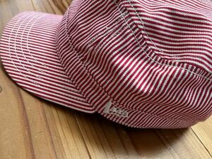 NewEra ワークキャップ 赤 ヒッコリー ニューエラ 帽子 CAP フリーサイズ GOLF ゴルフウェア ゴルフキャップ