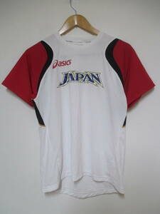 未使用 アシックス 陸上日本代表 ドライプレミアム プラクティスシャツ Mサイズ