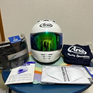 美品　 Arai アライ　ラパイドSR 付属品多数　Lサイズ　 フルフェイスヘルメット