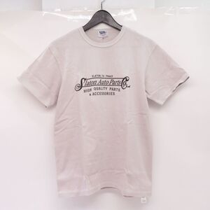 132【未使用】Pherrow’s フェローズ Slation Auto Parts 半袖Tシャツ 20S-PTJ1 Lサイズ L.GRAY