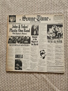 JOHN & YOKO / PLASTIC ONO BAND - SOMETIME IN NEW YORK CITY LP SVBB-3392 レコード