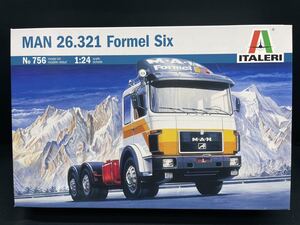 IT756　1/24 MAN 26.321 FORMEL6 トラクターヘッド　イタレリ　プラモデル　プラッツ 