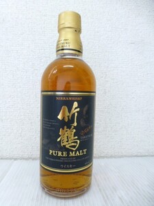 【38366】◆未開栓 ウイスキー NIKKA/ニッカ 竹鶴 ピュアモルト 500ml 43%◆