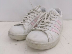 ◇ adidas W GRAND COURT FY8932 ローカットスニーカー シューズ サイズ22ｃｍ ホワイト ピンク レディース P