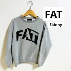 FAT Skinny レディース トレーナー 裏起毛 グレー