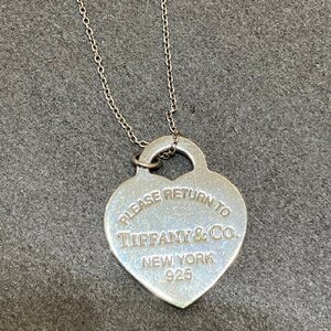 TIFFANY&Co. ティファニー リターントゥ ネックレス シルバー SV925　レディース ty ABC1