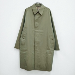 ANATOMICA SINGLE RAGLAN COAT 一枚袖 玉虫色 定価132000円 サイズ46 ステンカラーコート カーキ アナトミカ 3-0418M F92042