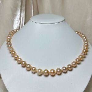 本真珠ネックレス9mm パールネックレス　42cm 天然物　 necklace jewelry パール ジュエリー