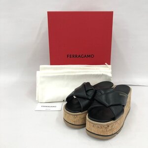 FERRAGAMO フェラガモ サンダル 表記サイズ6 箱付き【DAAS6041】