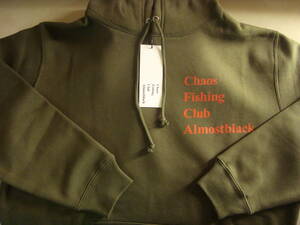 定価以下/阪急メンズ限定/21AW/新品/Chaos Fishing Club/カオスフィッシングクラブ/Almostblack/オールモストブラック/パーカー/フーディ―