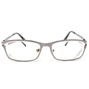 1円 ◆良品 RayBan レイバン メガネフレーム サングラス アイウェア スクエア RB8727D チタニウム シルバー◆E.Bmi.tI-18