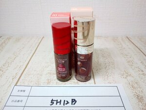 コスメ 《未使用品》CLARINS クラランス 2点 リップコンフォートオイル ウォーターリップステイン 5H12B 【60】