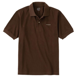 シマノ SH-002V ブラウン WSサイズ プレステージ ポロシャツ（半袖）