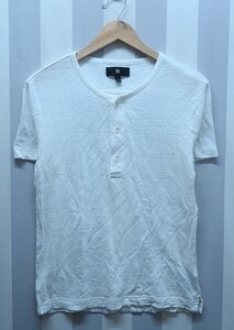 2-9604A/バナナリパブリック ヘンリーネックTシャツ BANANA REPUBLIC 送料200円