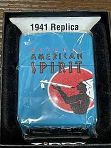 zippo NATURAL AMERICAN SPIRIT 1941レプリカ 限定品 2015年製 アメリカンスピリット 当選品 ケース 保証書