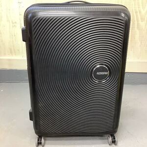 AMERICAN TOURISTER Sound Box SPINNER 77/28 TSA EXP 88474 バスブラック スーツケース キャリーバッグ 旅行 大容量 四輪