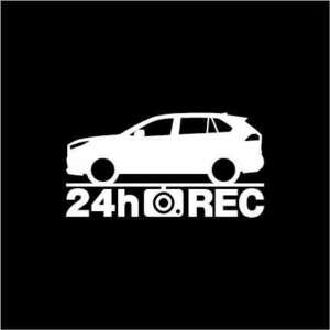【ドラレコ】トヨタ RAV4【50系】24時間 録画中 ステッカー