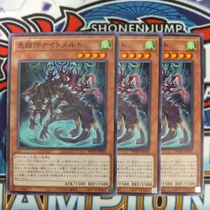 16784☆遊戯王☆ 悪醒師ナイトメルト 3枚 ノーマルレア ノーレア POTE