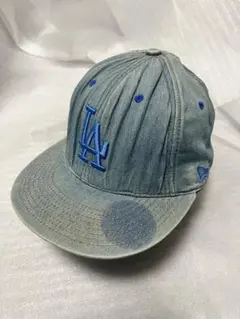 【レア】ニューエラ　newera キャップ　デニム　7 3/8