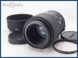 ★特別特価★ SIGMA シグマ 105mm F2.8 MACRO EX 前後キャップ&レンズフィルター、フード付 キヤノンEF用(AF) #i8468