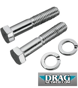 ライザー マウント ボルトDS-430578 05-11431 Custom Handlebar and Riser Mounting Bolts Hex Bolt 1/2"-20 x 2-3/4" Chrome