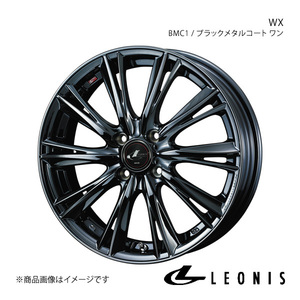 LEONIS/WX スペーシア/スペーシアベース MK53S/MK33V ホイール1本【15×4.5J 4-100 INSET45 BMC1(ブラックメタルコート ワン)】0039262