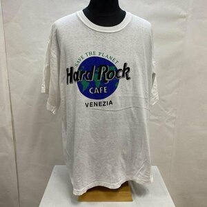 ヴィンテージ HARD ROCK CAFE / ハードロックカフェ　半袖Tシャツ / MADE IN ITALY / シングルステッチ / WHT / XXL Tシャツ Tシャツ