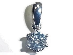 【東京 谷中 質屋おぢさん】 新品・未使用 Pt900 プラチナ ペンダント ダイヤ 0.223ct