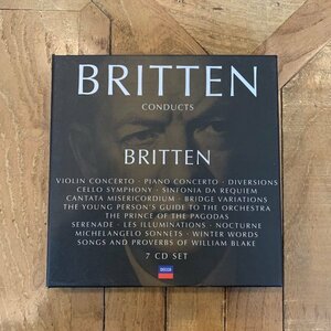 7CD BOX SET【Britten Conducts Britten 4】Benjamin Britten / ベンジャミン・ブリテン