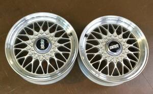 希少！良好！いすず ピアッツァ 純正 オプション BBS RG 15インチ 6J 100-4 2本セット！！