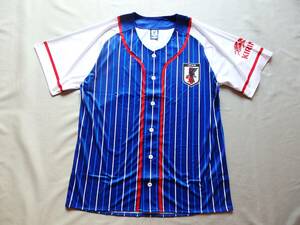 新品◆JFA サッカー日本代表 応援シャツ◆L◆サムライブルー/オリンピック/ワールドカップ/Jリーグ