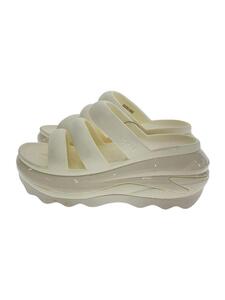 crocs◆サンダル/22cm/WHT//