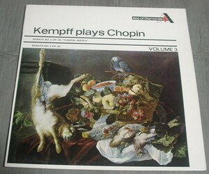 ケンプ・プレイズ・ショパン Vol,③♪ピアノソナタ2,3～英Aceデッカラージステレオ