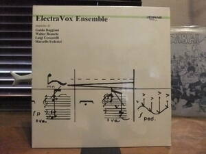 伊 フリー/現代音楽/電子音楽[Electra Vox Ensemble/Thin・Etaoin Shrdlu・Accordo Presunto]MEV/Nuova Consonanza