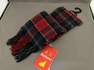 【タグ付き】 BARBOUR バブアー Chinese New year Scarf マフラー 羊毛 チェック柄