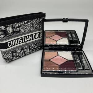 Dior ディオール CHRISTIAN DIOR PARIS サンク クルール 983 限定ポーチ付 アイシャドウ 化粧品 レディース ピンク ボルドー