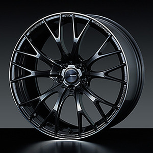 【個人宅発送可能】 ウエッズスポーツ WedsSport 19X9.5J +38 5H PCD114.3 BLK ホイール 1本 SA-20R エスエーニーマルアール (72787)