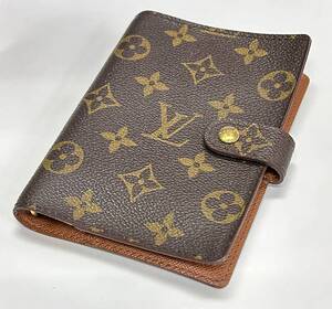 【16-1】ルイ・ヴィトン LOUIS VUITTON アジェンダPM 手帳カバー R20005【菊地質店】