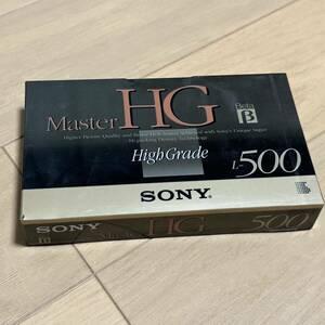 SONY ベータ ビデオテープ L-500MHGB Master HG 未開封