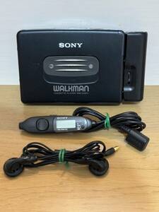 動作未確認品 SONY ソニー WALKMAN ウォークマン WM-EX811 カセットプレーヤー リモコン イヤホン