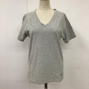 RALPHLAUREN S ラルフローレン Tシャツ 半袖 半袖カットソー 無地Tシャツ Vネックカットソー T Shirt 灰 / グレー / 10118010