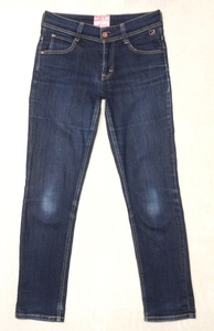 ☆EDWIN エドウィン Vi jean MV306 レディースジーンズ サイズ63cm ストレッチ ストレートデニムパンツ 実寸W77センチ L72センチ