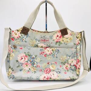 保管品 Cath Kidston キャスキッドソン 2way トートバッグ ショルダーバッグ 花 マルチ バッグ