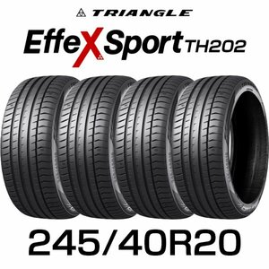 【新品】【2024年製】 輸入サマータイヤ4本セット 245/40R20-99Y TRIANGLE EffeX Sport TH202 / トライアングル 2454020 245/40/20