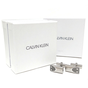 【ckc106】新品　CALVIN KLEIN カルバンクライン　カフス　カフリンクス　シルバー