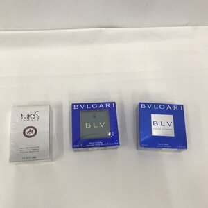 香水 3点 おまとめ BVLGARI/NIKOS 未開封品【CLAS5022】