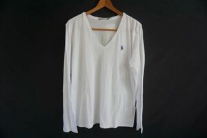 【即決】RALPH LAUREN SPORT ラルフローレン スポーツ メンズ 長袖カットソー ロンT 白 サイズ:XL│175/100A【768816】