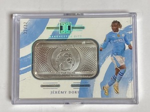 2023-24 Panini Impeccable Premier League Logo Silver Jeremy Doku /37 ジェレミー・ドク シルバーバーカード